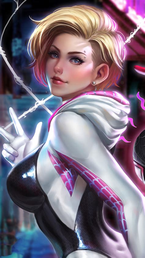 spider-gwen boobs|Awesome Spider Gwen Stacy Wallpapers .